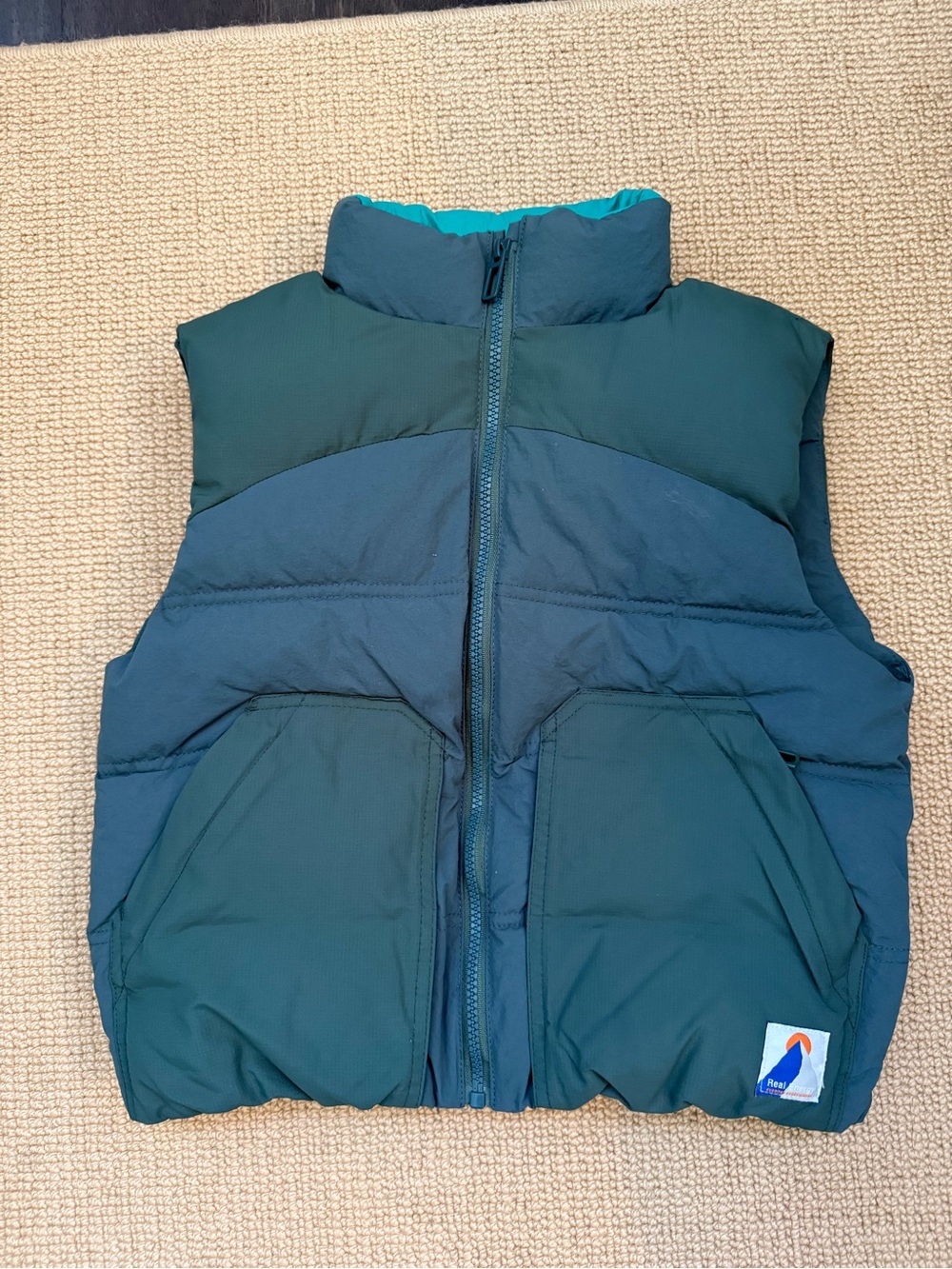 Kids Green Puffer Vest - Zara